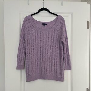 Lilac 3/4 length sweater